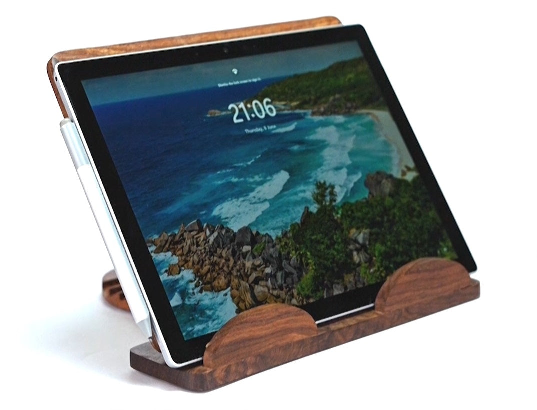 Stylish Stand for Tablet and Laptop + Mobile Stand [Sheesham wood]