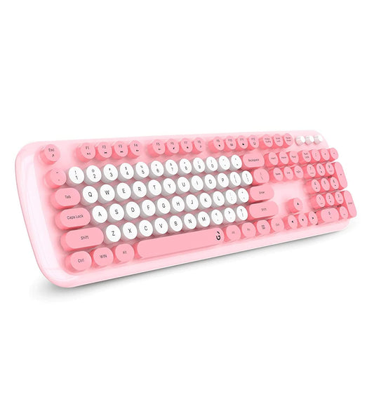 Wireless Keyboard and Mouse Combo [PINK]