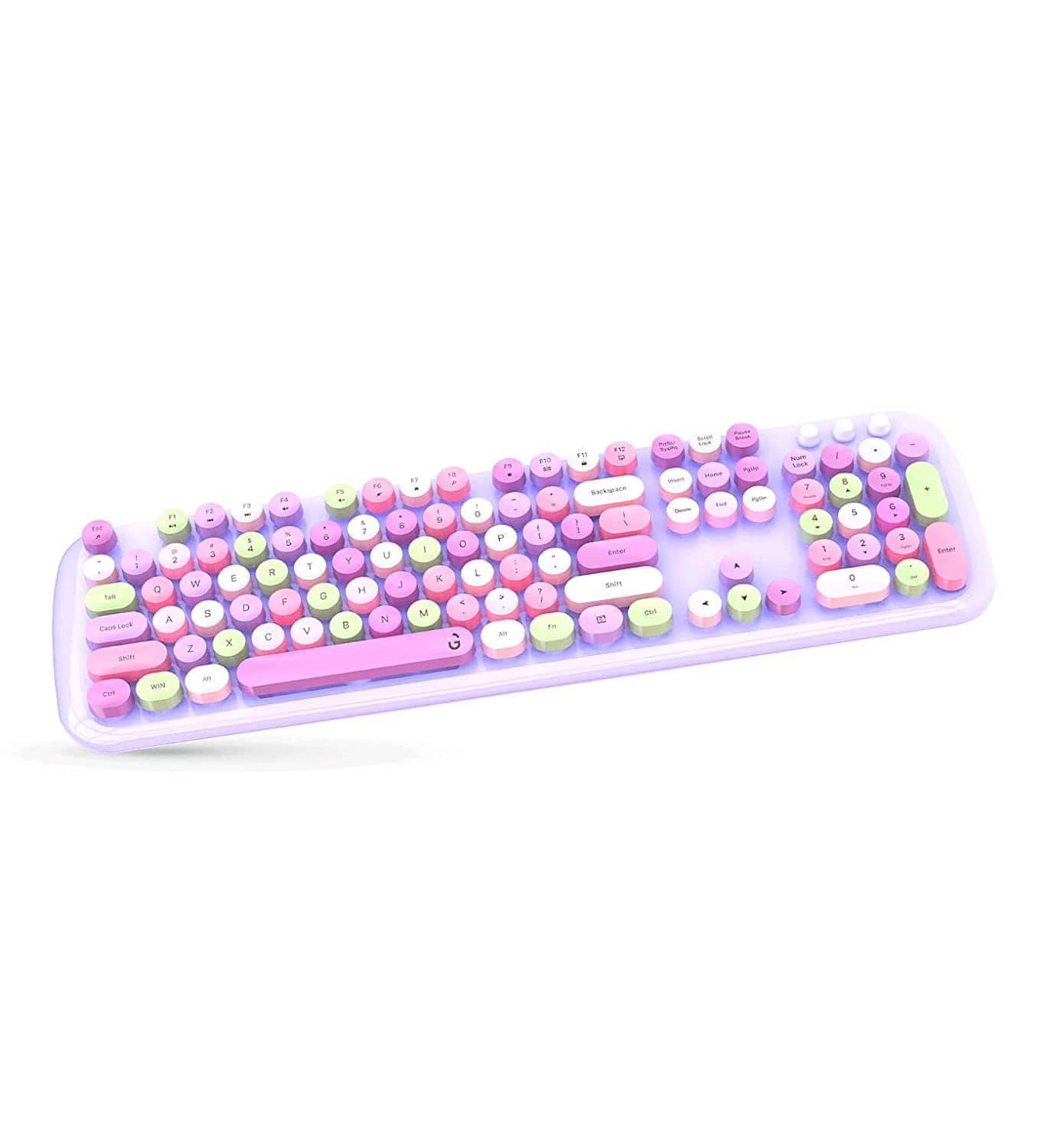 Wireless Keyboard and Mouse Combo [PURPLE]