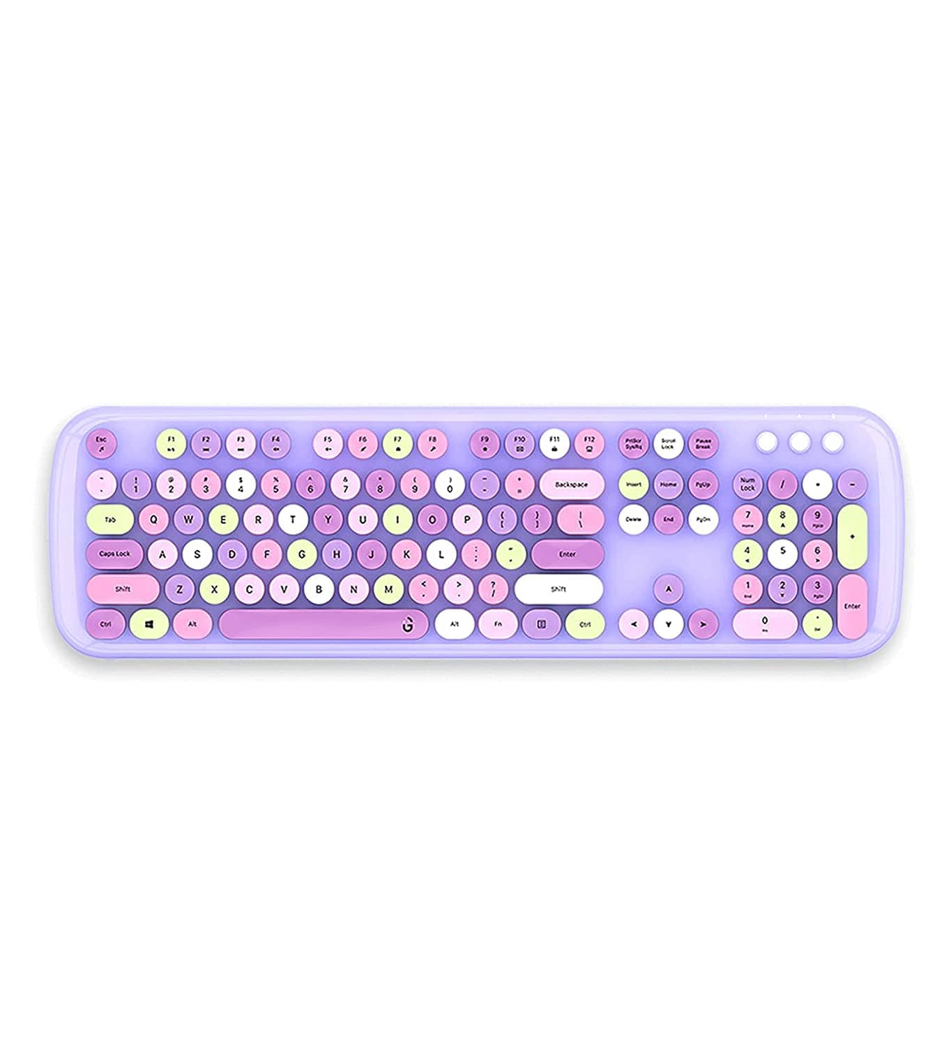 Wireless Keyboard and Mouse Combo [PURPLE]